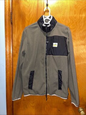 Vans Men's Olive & Black Lightweight Fleece Jacket